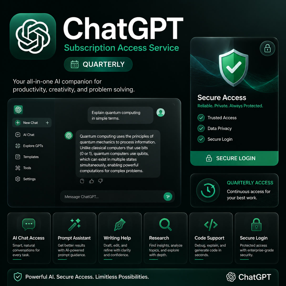 ChatGPT Subscription Access Service
