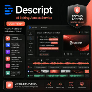 Descript AI Editing Access Service